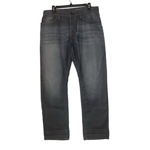 Gap Men's Premium Fashion Straight Aged Authentic Size 34x32 Blue Gray Jeans
